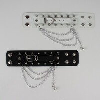 Alternative punk rivet chains bracelet - Thumbnail 2