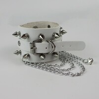 Alternative punk rivet chains bracelet - Thumbnail 1