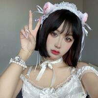 Diamond cross pearls bracelet - Thumbnail 1