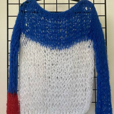 Faux mohair sweater (medium) vegan