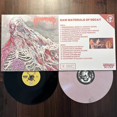 Hemorrhoid - "raw materials of decay" lp