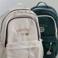 Kawaii Bear Embroidery Japanese Harajuku Backpack - Thumbnail 4