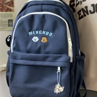 Kawaii Bear Embroidery Japanese Harajuku Backpack - Thumbnail 7