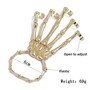 Alternative punk skeleton bracelet-4