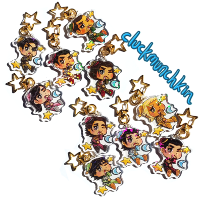 Like a dragon / ryu ga gotoku (rgg) sleepytime holographic acrylic charm