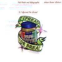 Unique Humor Holographic Stickers - Thumbnail 1