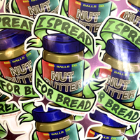 Unique Humor Holographic Stickers - Thumbnail 2