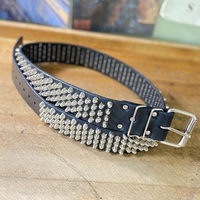 1.75" wide 4-3-4 Short British Stud Belt - Thumbnail 3