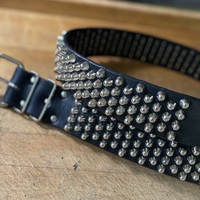 1.75" wide 4-3-4 Short British Stud Belt - Thumbnail 4