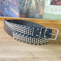 1.75" wide 4-3-4 Short British Stud Belt - Thumbnail 5