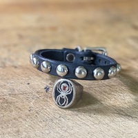 1-Row Medium Dome stud wristband - Thumbnail 2