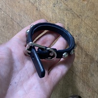 1-Row Medium Dome stud wristband - Thumbnail 8