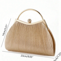 Top Handle Glitter Diamond Dinner Party Evening Bag - Thumbnail 9