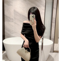 Top Handle Glitter Diamond Dinner Party Evening Bag - Thumbnail 5