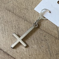 Big Crucifix Earring - Thumbnail 2