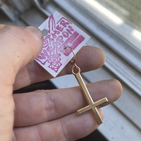 Big Crucifix Earring - Thumbnail 5