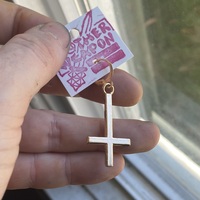 Big Crucifix Earring - Thumbnail 6