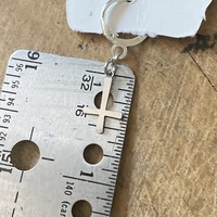 Little Crucifix Earring - Thumbnail 1