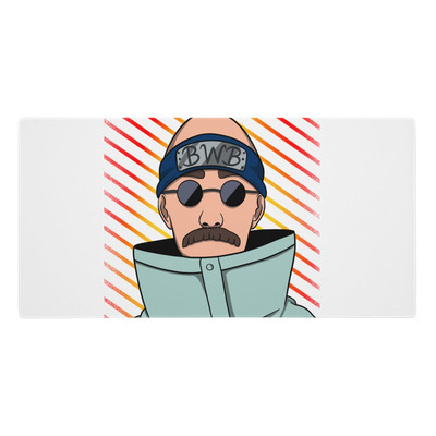 Kanji brad gaming mouse pad