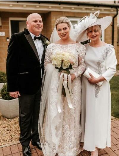 Sliver Lace Apliques Mother Dresses Simple Wedding Guest Mother Of the Bride /Groom Formal Dress