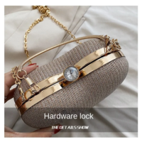  Luxury Heart Shape Evening Clutch Bag - Thumbnail 6