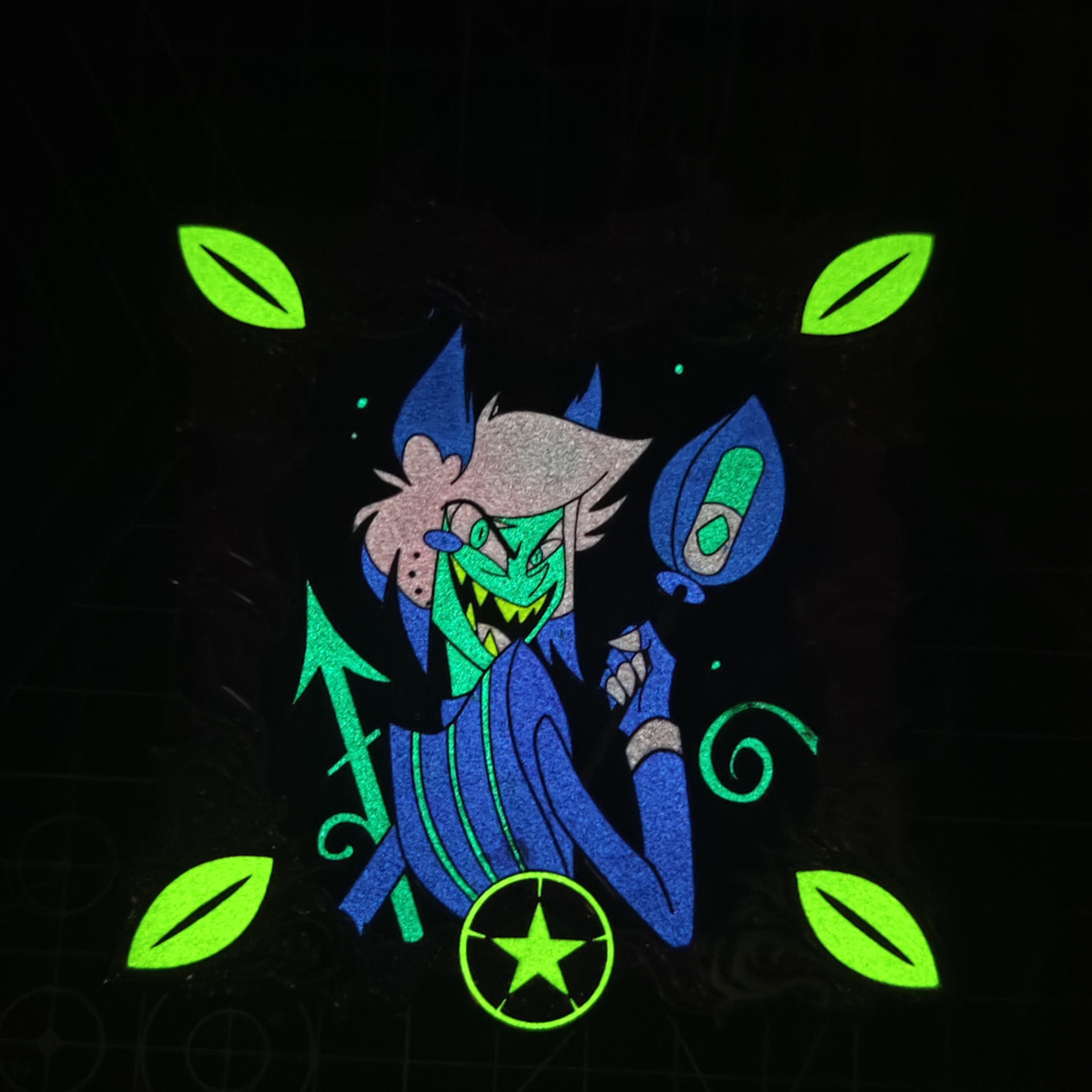 Alastor Enamel Pin Hazbin Hotel Fan Art Pin sold by Pandas12 on