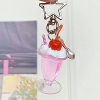 *Free Shipping*ICE CREAM COCKTAILS KEY CHAIN - Thumbnail 4