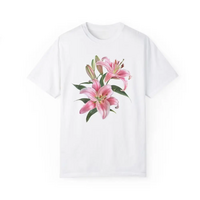 *Free Shipping*LILY FLOWERS TEE - Thumbnail 1