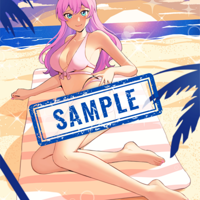 More than a married couple but not lovers "akari watanabe" swimsuit version *holographic* autographed print