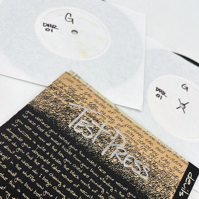 Dhr01 "test press" set - gandiva self titled 7"