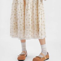 Big Toe Mary Jane Flat Shoes - Thumbnail 1