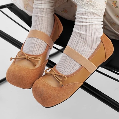 Big Toe Mary Jane Flat Shoes