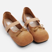 Big Toe Mary Jane Flat Shoes - Thumbnail 2