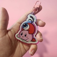 Kirby and Waddle Doo Acrylic Keychain - Thumbnail 2