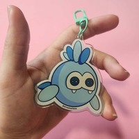 TLOZ Sand Seal Acrylic Keychain (Blue) - Thumbnail 3