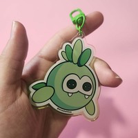 TLOZ Sand Seal Acrylic Keychain (Blue) - Thumbnail 9