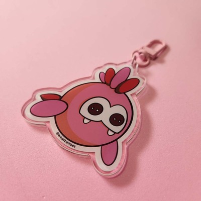 Tloz sand seal acrylic keychain (blue)