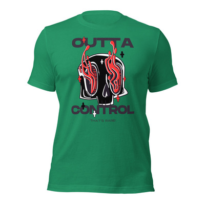 That's rare! outta control shirt *black