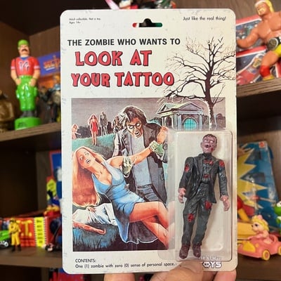Tattoo zombie figure