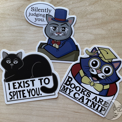 Inner beasties - cat stickers