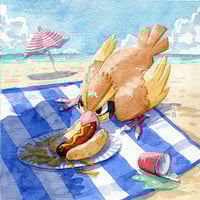 Hotdog Thief Print - Thumbnail 1