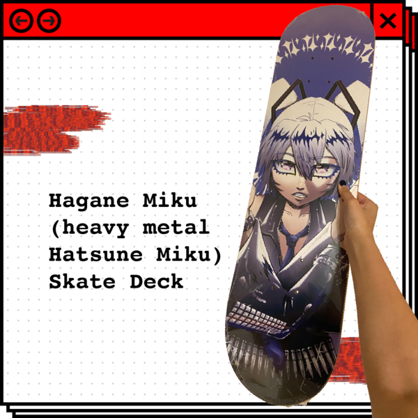 Hagane Miku Skate Deck