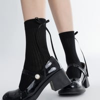 Girly ballet ribbon stockings - Thumbnail 2