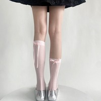 Girly ballet ribbon stockings - Thumbnail 4