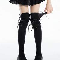 Ballet core bow patchwork stockings - Thumbnail 2