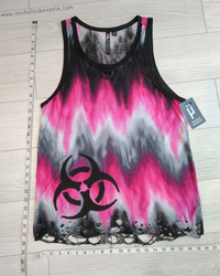 OOAK Afterglow Unisex Biohazard Tank - Thumbnail 8