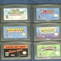 Super Mario Advance 1 2 3 4 Brothers Mario Kart Party Superstar Saga Mario vs DK GBA Video Game Boy Advance Nintendo