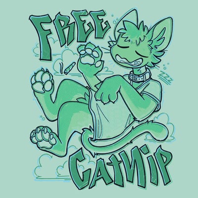 "free catnip" t-shirt