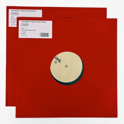 Dhr11 "test press" aftershock - 'propaganda' 2x lp