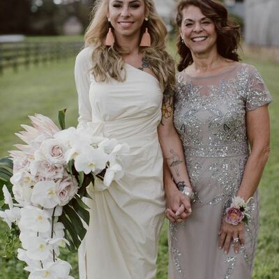 Tea-length chiffon mother dresses simple appliques wedding guest mother of the bride /groom formal dress